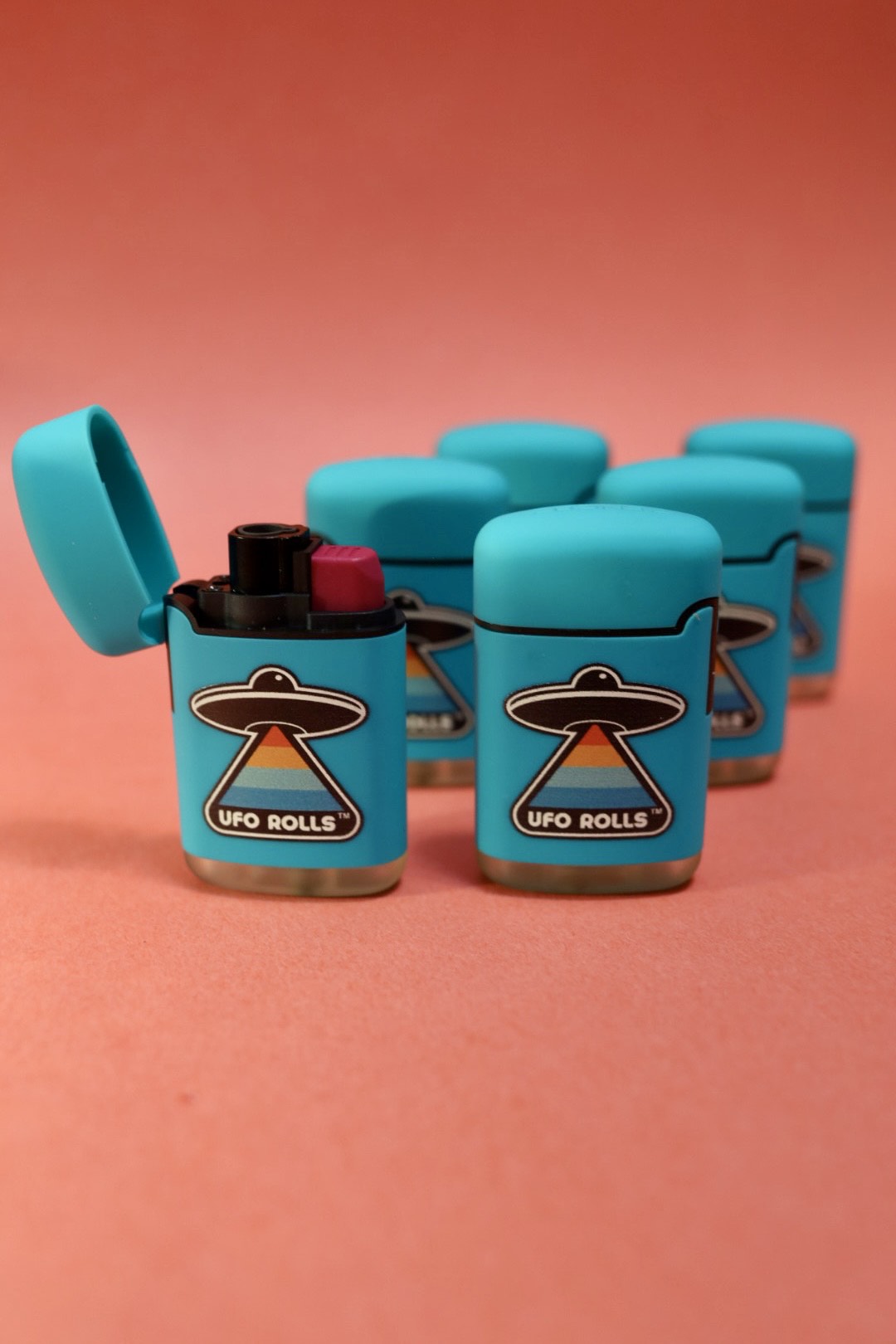 UFO Roll's Jet Flame Lighters (Fuel Not Included) - 12 Pack
