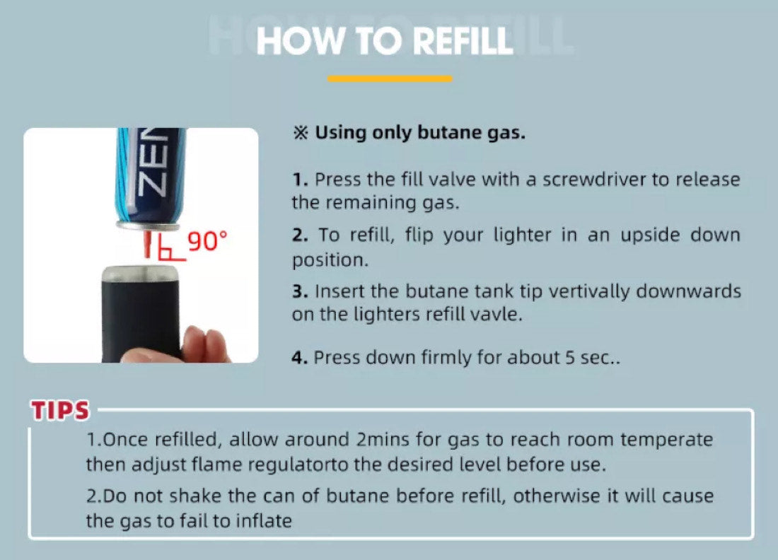 UFO Roll's Jet Flame Lighters (Fuel Not Included) - 12 Pack