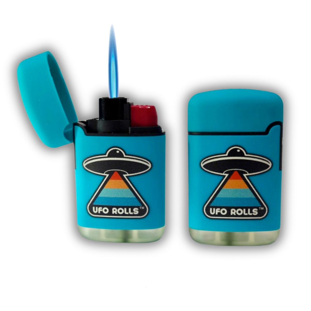 UFO Roll's Jet Flame Lighters (Fuel Not Included) - 12 Pack