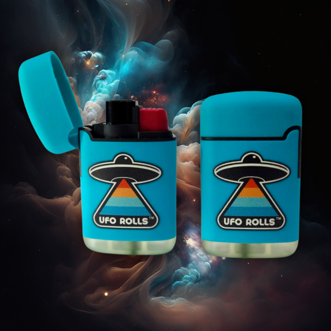 UFO Roll's Jet Flame Lighters (Fuel Not Included) - 12 Pack