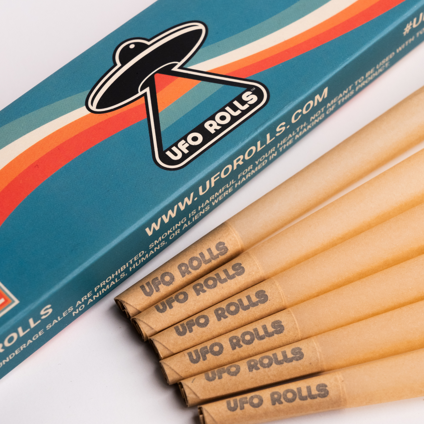 6-Pack of Pre-Rolled Cones (King Size, Unbleached)