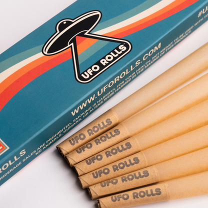 6-Pack of Pre-Rolled Cones (King Size, Unbleached)