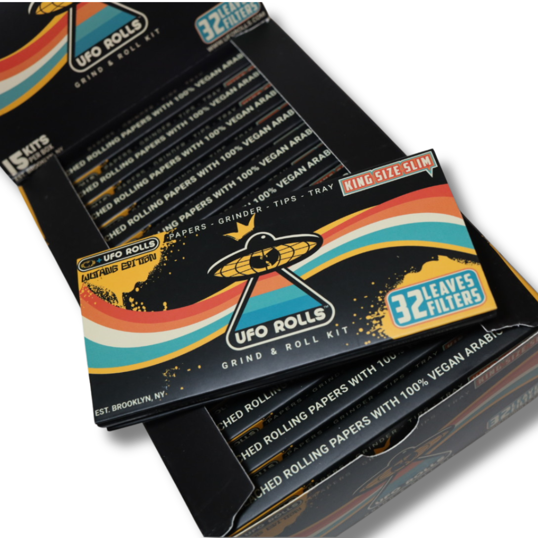 UFO Rolls Grind & Roll Kits [Box of 15] – WUTANG BRAND Special Edition (King Size Slim)