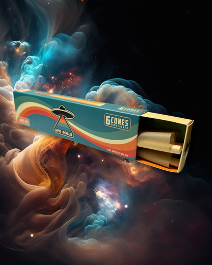 6-Pack of Pre-Rolled Cones (King Size, Unbleached)
