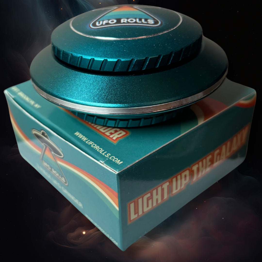 UFO Aluminum Herb Grinder – 2.2" Chamber