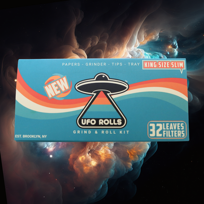 Grind & Roll Kit - 2 Packs [Unbleached, 32 Leaves per Pack]