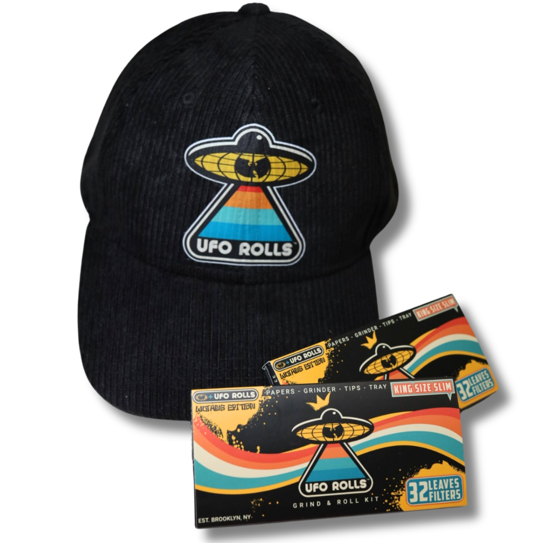 WUTANG BRAND x UFO Rolls Bundle: Corduroy Hat + 2 Rolling Kits