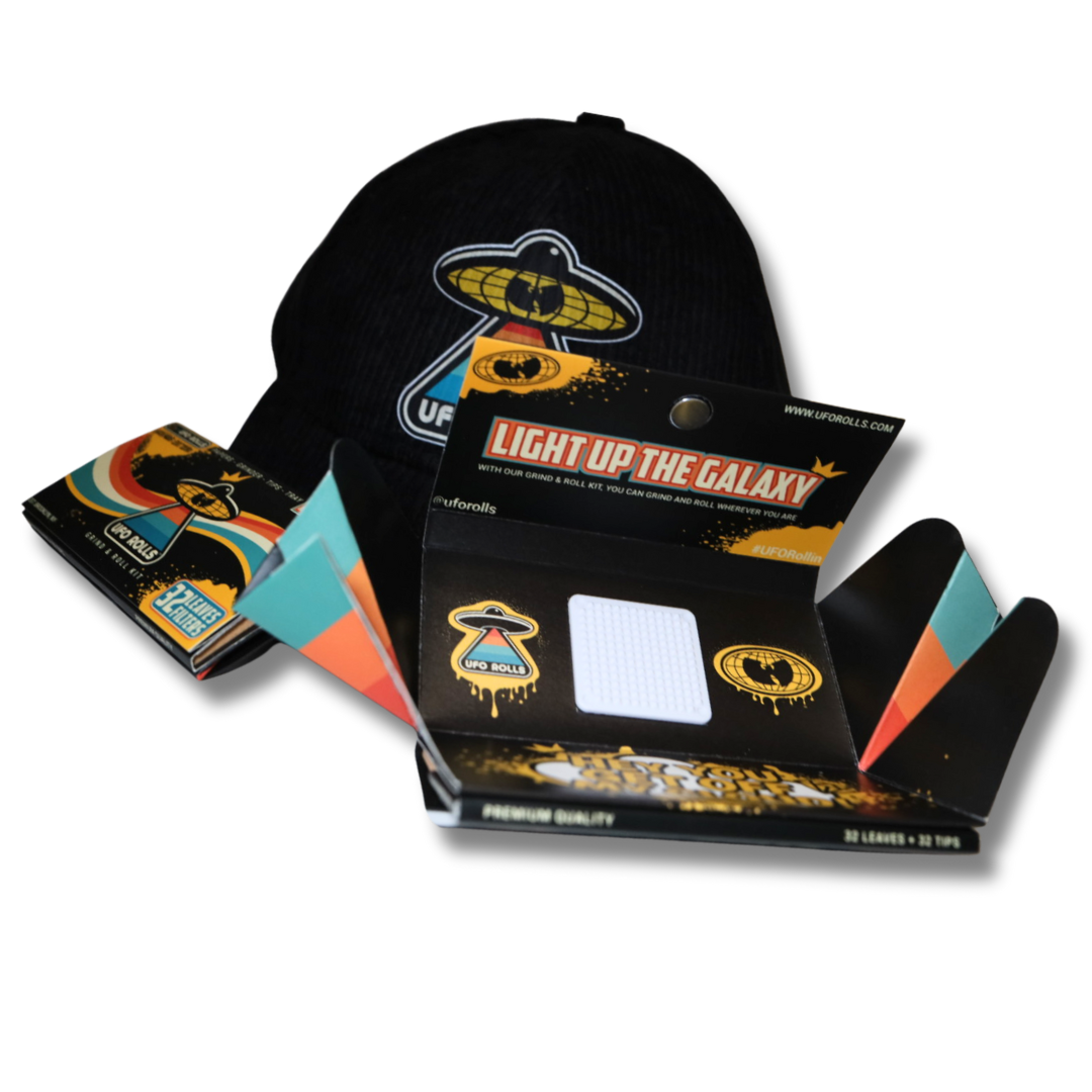 WUTANG BRAND x UFO Rolls Bundle: Corduroy Hat + 2 Rolling Kits