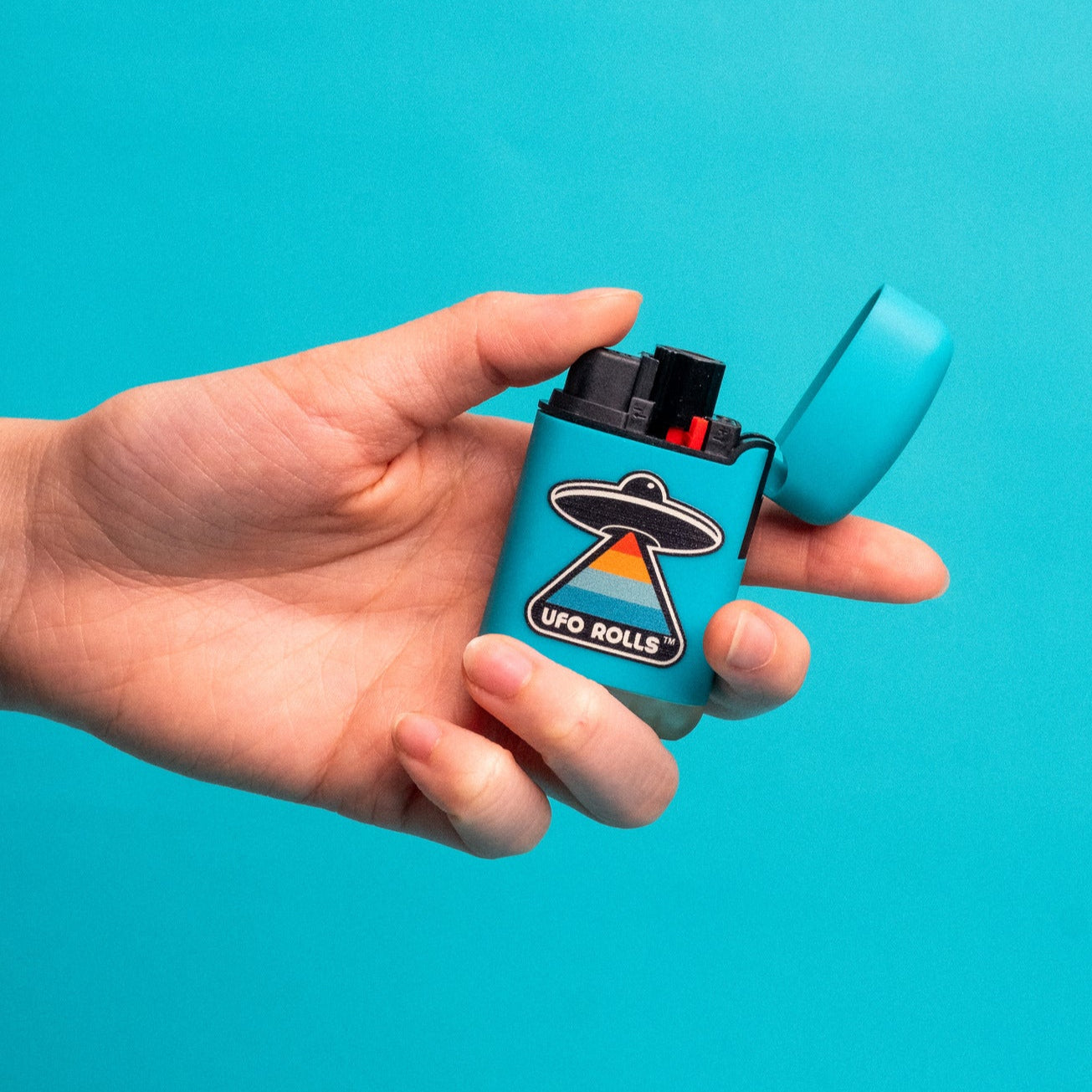 Jet Flame Lighter - Wind Resistant, Refillable Butane Chamber (Fuel Not Included)
