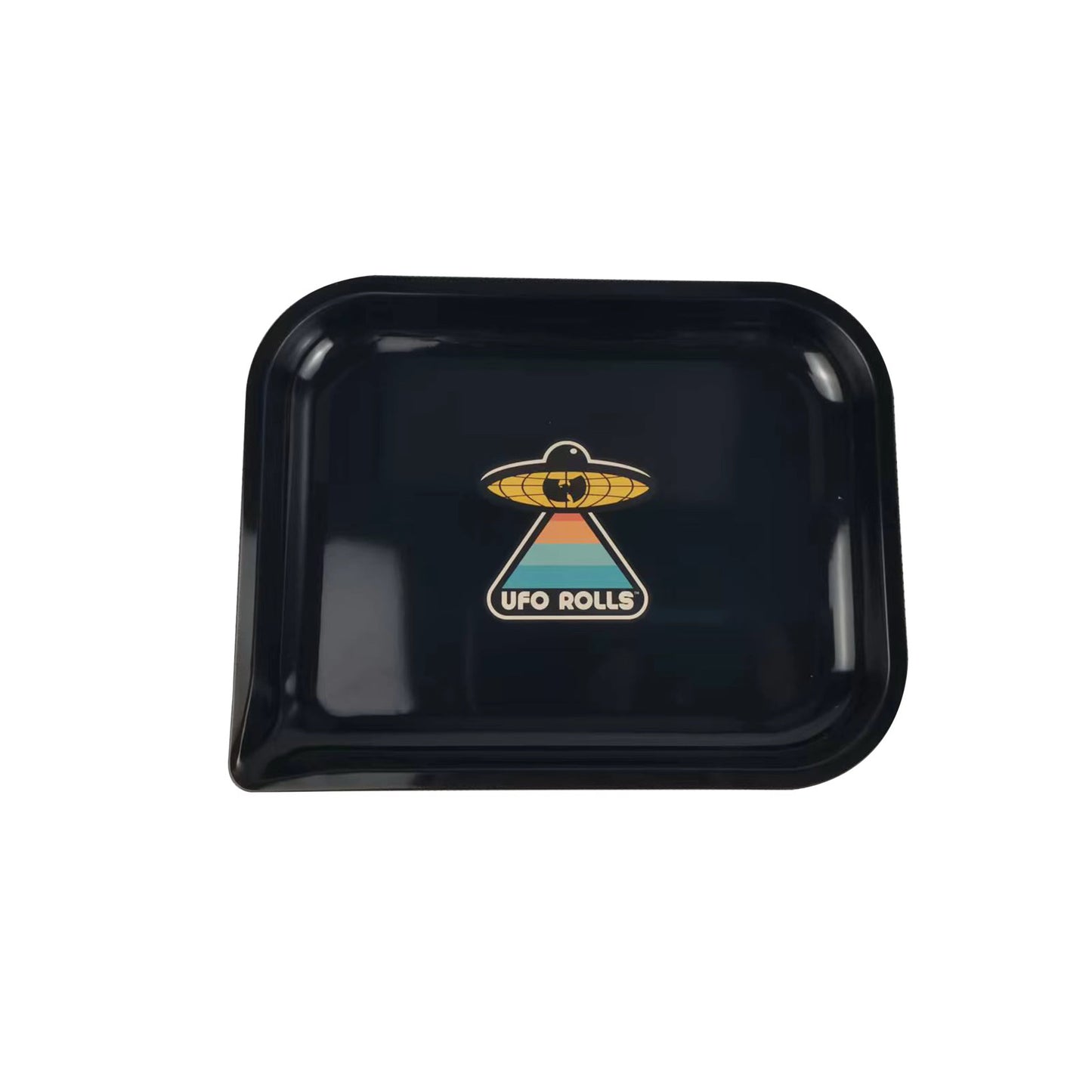 WUTANG Brand × UFO Rolls Metal Rolling Tray with Funnel Corner (Limited Edition)