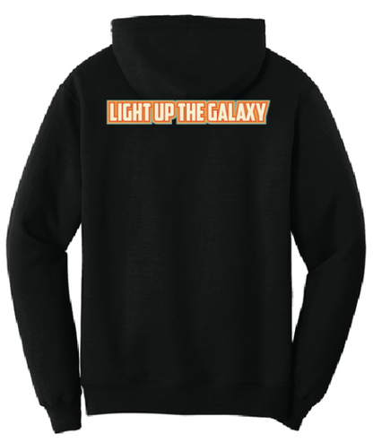 UFO Rolls “Light Up the Galaxy” Black Hoodie