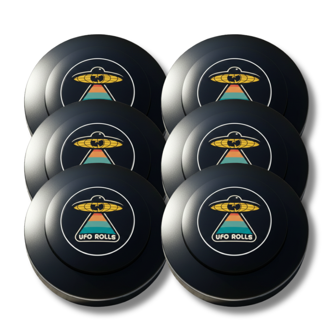 UFO Rolls x WUTANG BRAND™ 4-Piece Grinder (6 PACK)