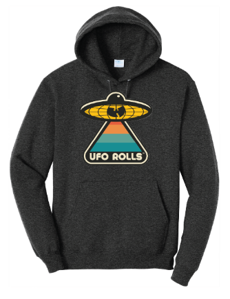 WUTANG BRAND™ x UFO Rolls Hoodie - Heather Black