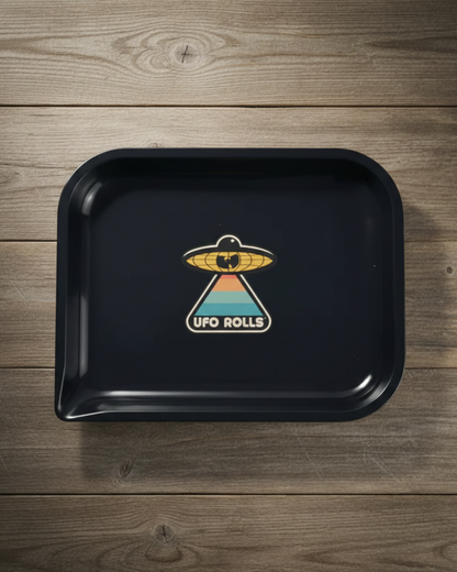 WUTANG Brand × UFO Rolls Metal Rolling Tray with Funnel Corner (Limited Edition)