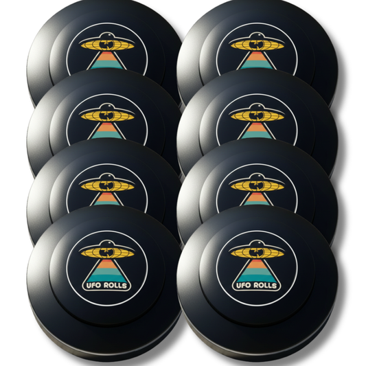 UFO Rolls x WUTANG BRAND™ 4-Piece Grinder (8 PACK) (Pre-Order)