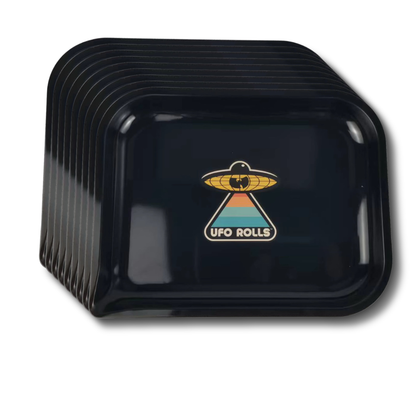WUTANG Brand × UFO Rolls Metal Rolling Tray with Funnel Corner (Limited Edition) - 10 Pack