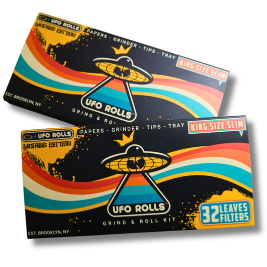 UFO Rolls Grind & Roll Kit [2 Pack] – WUTANG BRAND Special Edition (King Size Slim)